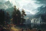 Albert Bierstadt Sierra Nevadas Sweden oil painting artist